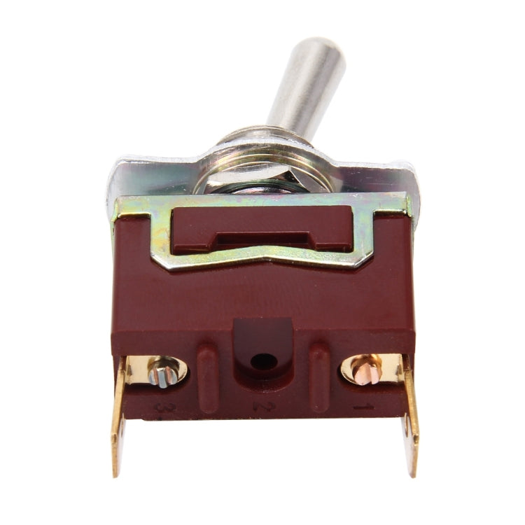 Double-pole ON-OFF Metal Toggle Switch, AC 250V 15A - AC 125V 20A(Black)