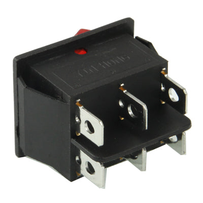 DIY Red Light OFF-ON Rocker Switch for Racing Sport (5pcs in one packing, the price is for 5pcs)(Red)