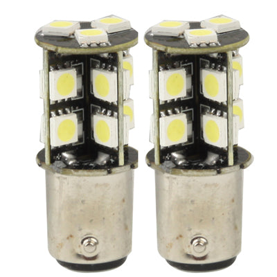 1157 White 19 LED 5050 SMD Car Signal Light Bulb (Pair)