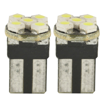 T10 White 5 LED 3528 SMD Car Signal Light Bulb (Pair)