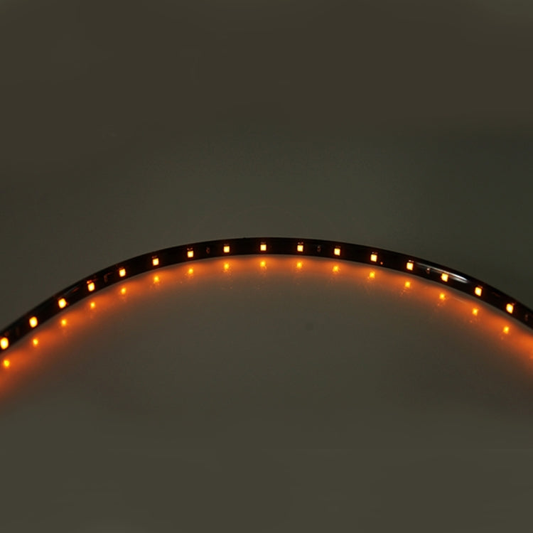 10 PCS 30cm 15 LED Waterproof Flexible Car Strip Light, DC 12V