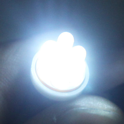 BA9S Day White 7 LED Car Signal Light Bulb (Pair)