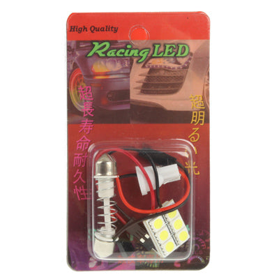 White 6 LED 5050 SMD Car Interior Lamp