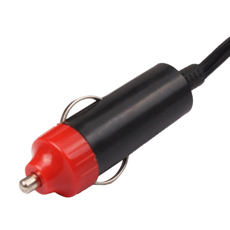 Portable Mini Auto Electric Air Compressor with Car Charger (300 PSI / DC 12V)(Black)