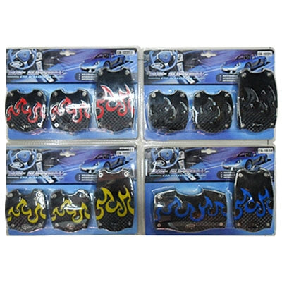 3pcs Non-slip Car Pedal Cover Foot Board for Vehicle Brake Clutch Accelerator (Red, Blue and Yellow Three Colors Random Delivery)