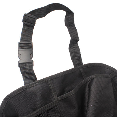 Six Pocket Back-seat Organizer with Umbrella Holder(Black)