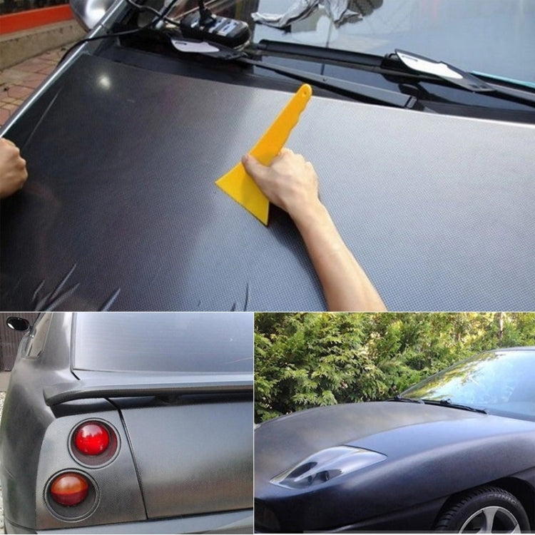 Protective Decoration Car 3D Carbon Fiber PVC Sticker, Size: 152cm(L) x 50cm(W),