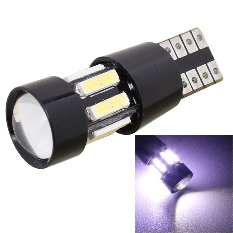MZ T10 5W 400LM White Light 10 LED SMD 7020 Decode LED Car Clearance Lamp , DC 12V