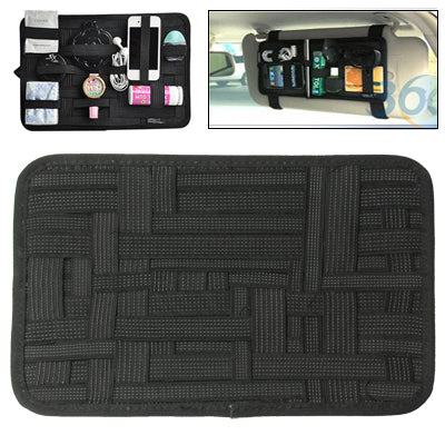 Elastic Multi-functional Car Clip Sunvisor Car Storage Bag