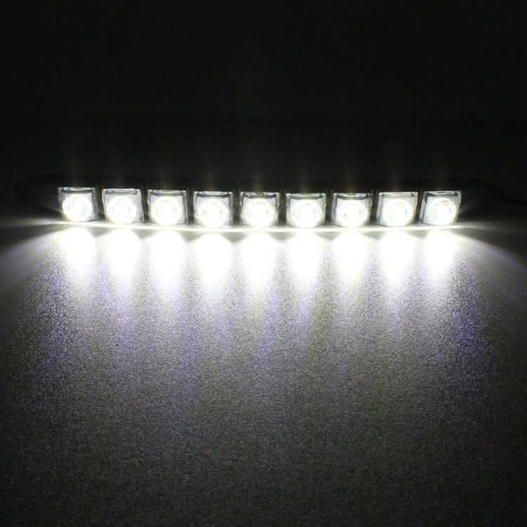 2 PCS 4.5W 9 LED SMD 5050 Flexible Snake LED Car Daytime Running Lights, DC 12V