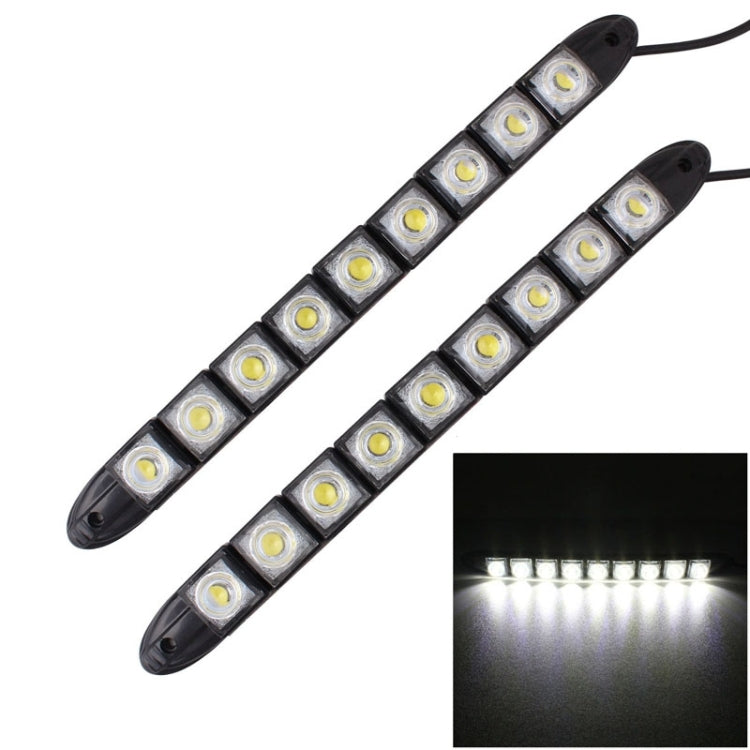 2 PCS 4.5W 9 LED SMD 5050 Flexible Snake LED Car Daytime Running Lights, DC 12V