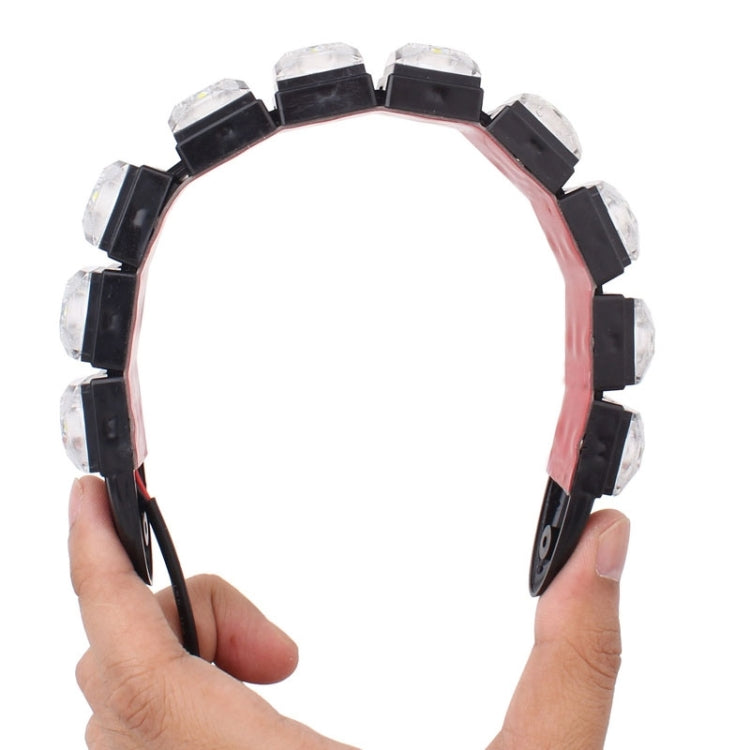 2 PCS 5W 10 LED SMD 5050 Flexible Snake LED Car Daytime Running Lights, DC 12V