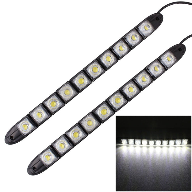 2 PCS 5W 10 LED SMD 5050 Flexible Snake LED Car Daytime Running Lights, DC 12V