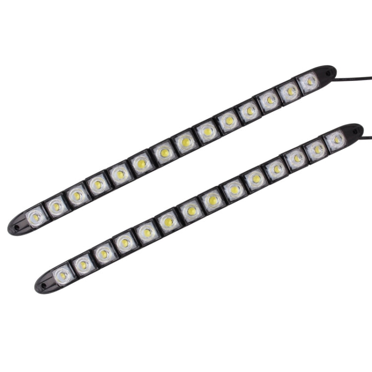 2 PCS 7W 14 LED SMD 5050 Flexible Snake LED Car Daytime Running Lights, DC 12V