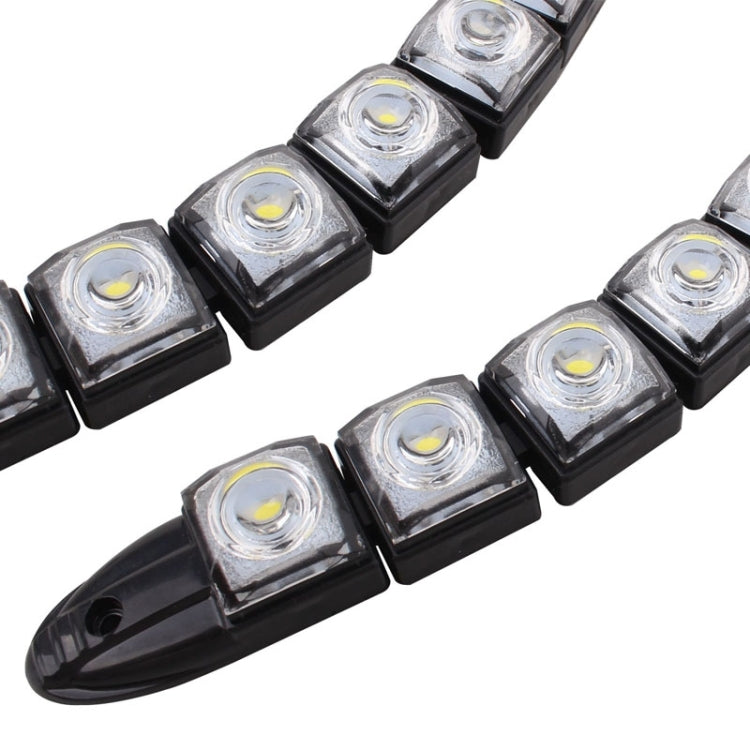 2 PCS 7W 14 LED SMD 5050 Flexible Snake LED Car Daytime Running Lights, DC 12V