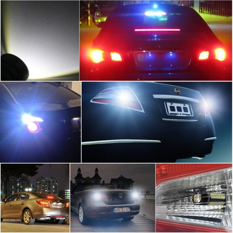 2PCS 1156 5W 300LM White Light 1 CREE LED Car Backup Light Lamp Bulb for Vehicles, DC 12V