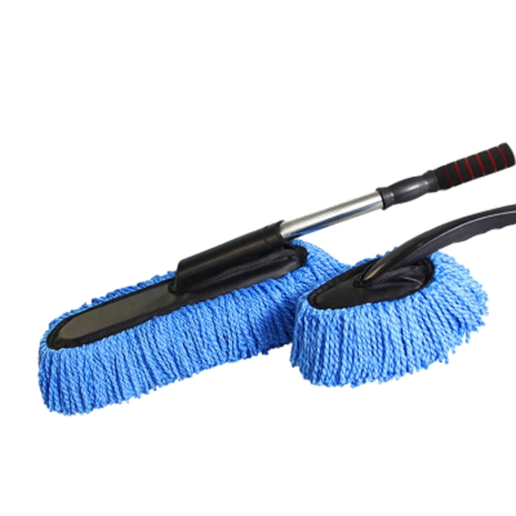 Car Cleaning Tools Car Washing Dewaxing Shan Cotton Brush Mop with Retractable Stainless Steel Tube