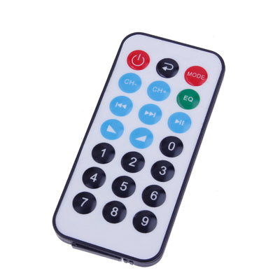 5 inch Round Shape Stereo Motorcycle / Car Subwoofer, Support TF Card & U Disk Reader, with Remote Control (US Plug)(Black)