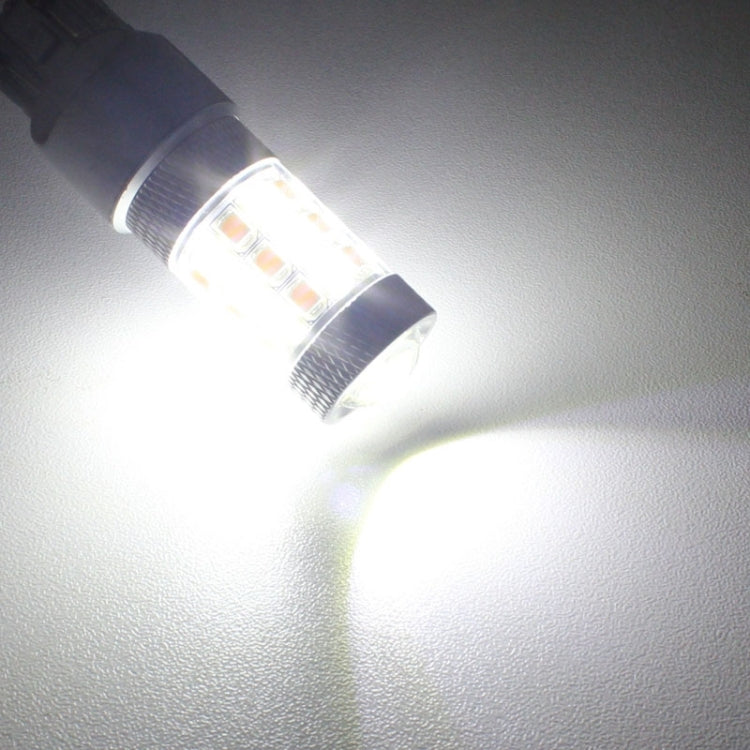 T20/7443 8W 420LM White + Yellow Light 42 LED 2835 SMD Car Brake Light Steering Light Bulb, DC 12V