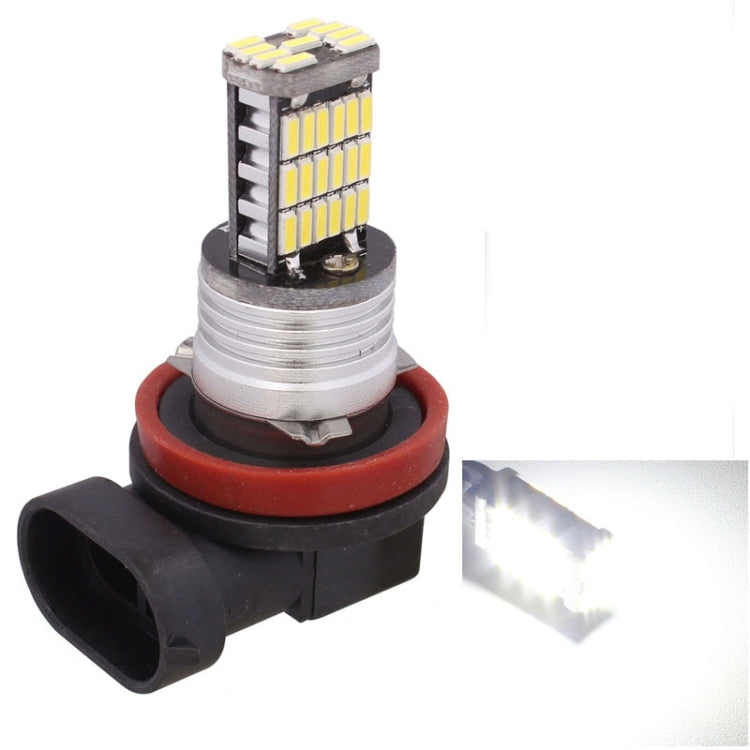 2 PCS H11 9W 450LM White Light 45 LED 4014 SMD Car Brake Light Fog Lights Bulb, DC 12V