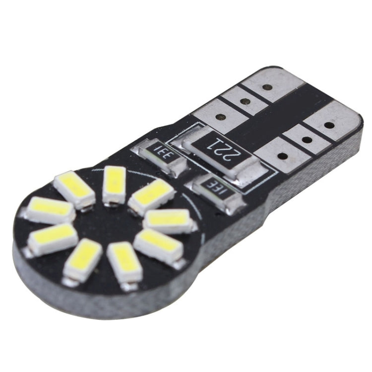 2 PCS T10 2W 216LM White Light 18 LED SMD 3014 Canbus Decode Car Clearance Lights Lamp, DC 12V