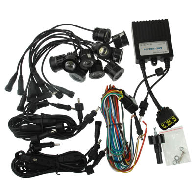 ADL-DRL002 Car White 10 x 1W LED Daytime Running Lights, DC 12V