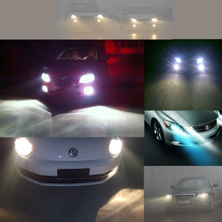 H4 6W White LED Fog Light for Vehicles, DC 12V-24V
