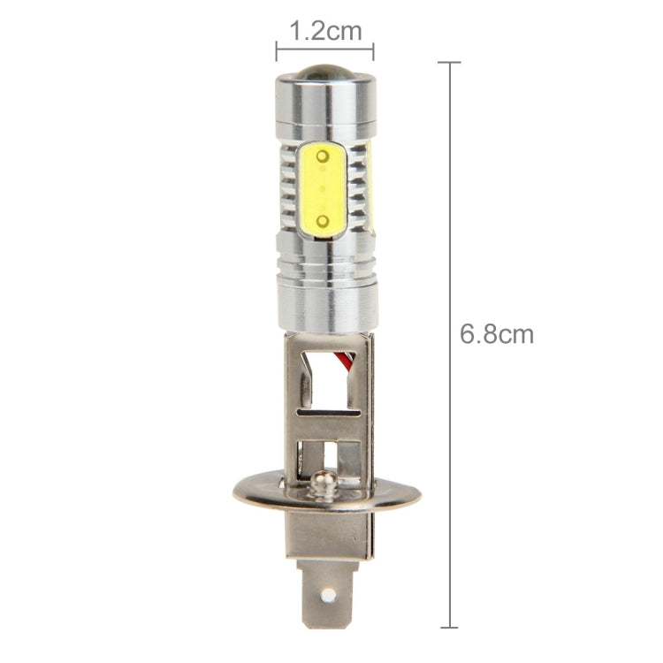 H1 6W White LED Fog Light for Vehicles, DC 12V-24V