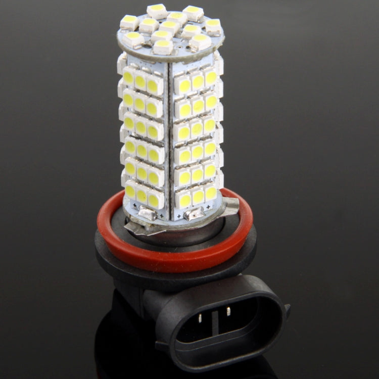 H11 White 102 LED 3528 SMD Car Signal Light Bulb, DC 12V