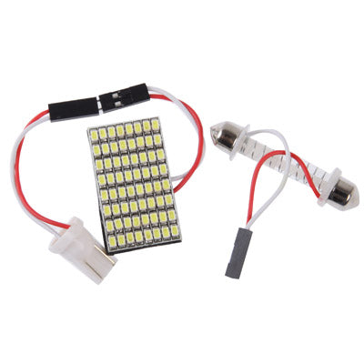 Super Bright White 64 LED Car Interior Lamp, DC 12V