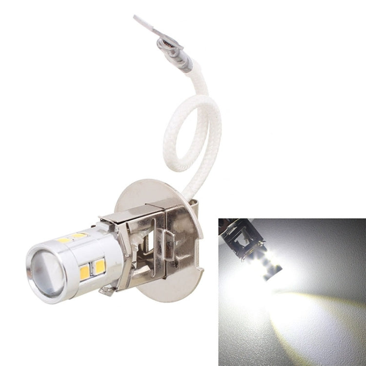 MZ H3 5W 500LM White Light 10 LED 2323 SMD LED Canbus Error-Free Car LED Front Fog Light, DC12-18V