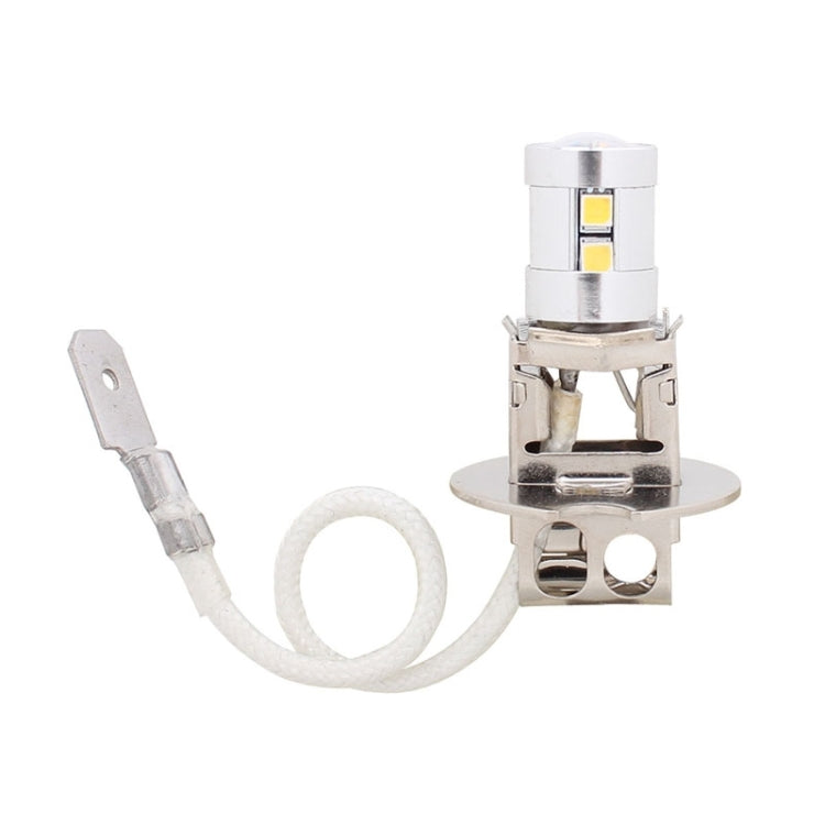 MZ H3 5W 500LM White Light 10 LED 2323 SMD LED Canbus Error-Free Car LED Front Fog Light, DC12-18V