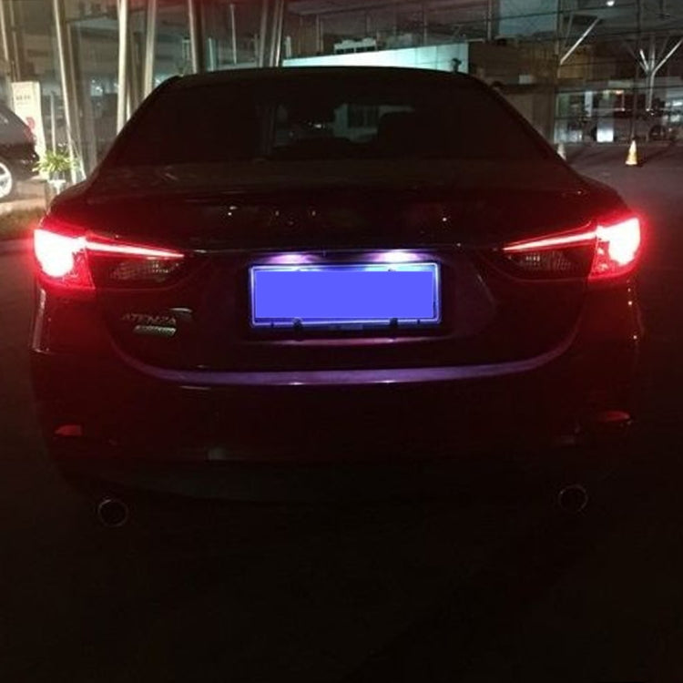 2 PCS T15 3W Red Light 300LM SMD 2835 LED Car Rear Fog Lamp / Backup Light for Vehicles, DC 12V