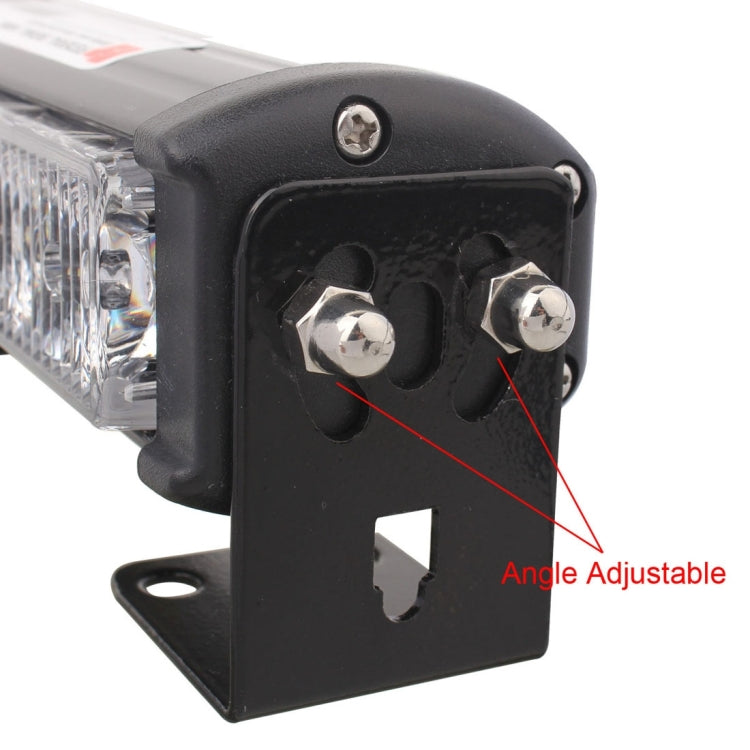 2 PCS 6 inch 6 LED 2 x 18W Car Flash Warning Light Red + Blue Change White Waterproof Emergency Light, DC 12V