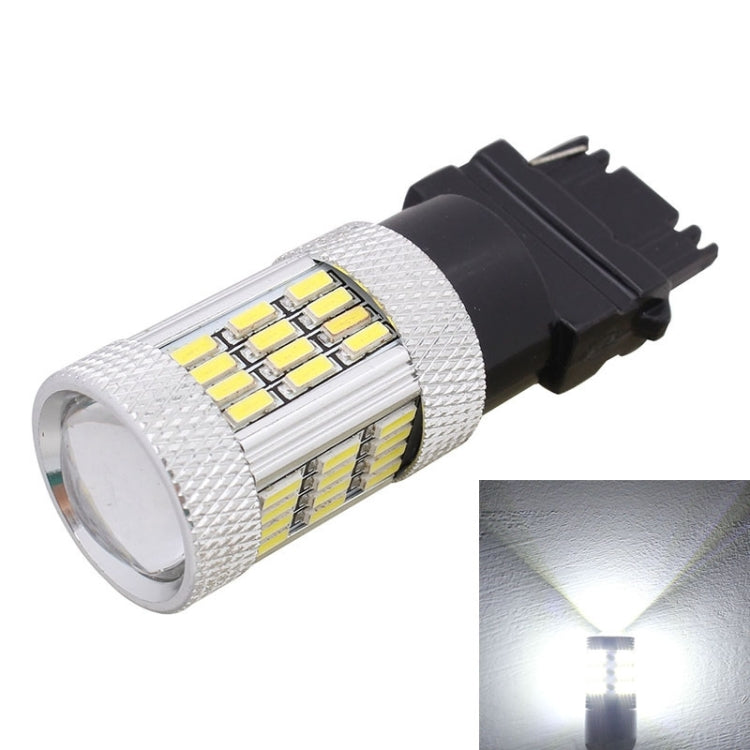 2PCS T25 P27W 3156 10W 540LM White Light 54 LED 4014 SMD Car Brake Light Fog Lights Bulb, DC 12V