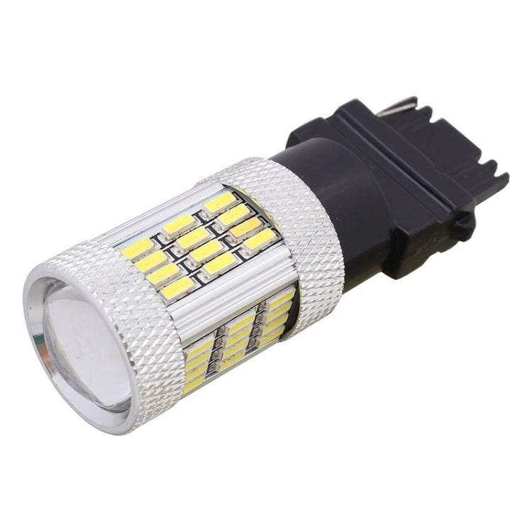 2PCS T25 P27W 3156 10W 540LM White Light 54 LED 4014 SMD Car Brake Light Fog Lights Bulb, DC 12V