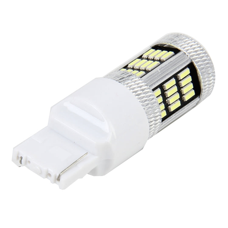 2PCS T20 W21W 7440 10W 540LM White Light 54 LED 4014 SMD Car Brake Light Fog Lights Bulb, DC 12V