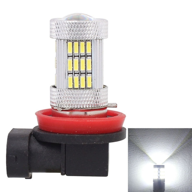 2PCS H11 10W 540LM White Light 54 LED 4014 SMD Car Brake Light Fog Lights Bulb, DC 12V