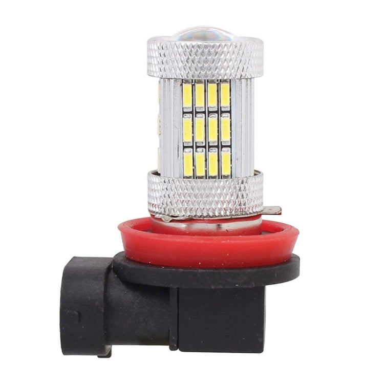 2PCS H11 10W 540LM White Light 54 LED 4014 SMD Car Brake Light Fog Lights Bulb, DC 12V