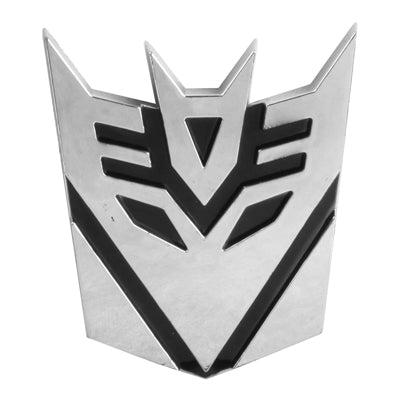 Transfromers Style Chrome Badge