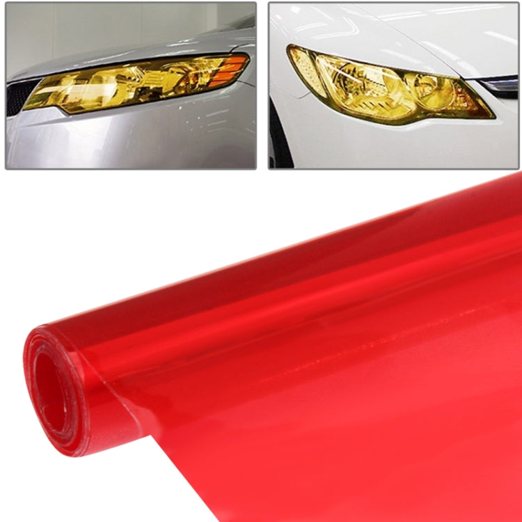 Protective Decoration Car Light Membrane /Lamp Sticker, Size: 100cm(L) x 40cm