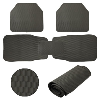 Environmental Non-slip Silicone Car Mats Set(Grey)