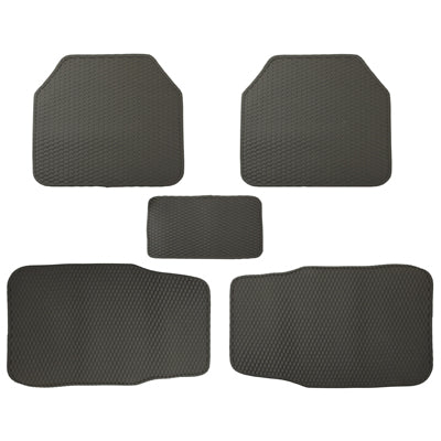 Environmental Non-slip Silicone Car Mats Set(Grey)