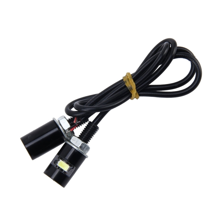 2 PCS 1W 100lm 1-SMD 5630 LED White Light Car / Motorcycle License Plate Screw Lamp