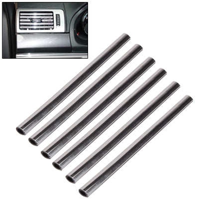 6pcs Chrome Trims Chromed Edge Decoration for Car(Silver)