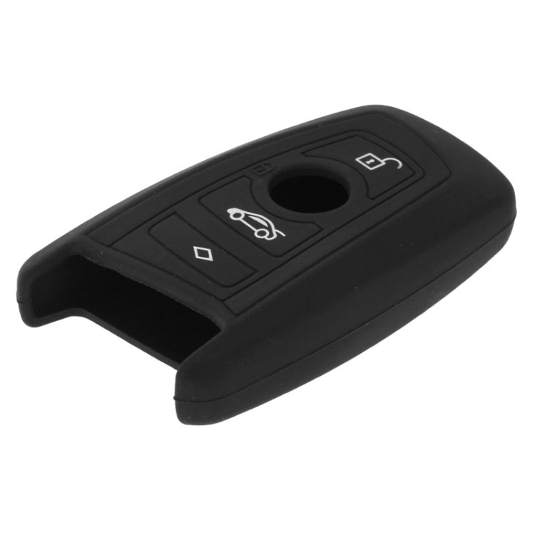 Car Key Silicone Protective Case for BMW X3 / X5 / X6 / 5 Series / 7 Series(Black)