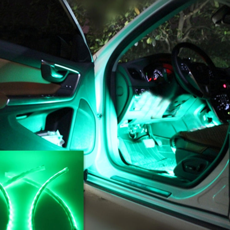 Car Acoustic LED Atmosphere Lamp / Chassis / Automobile Hub Lights RGB Colorful Musice Lamp, 12V