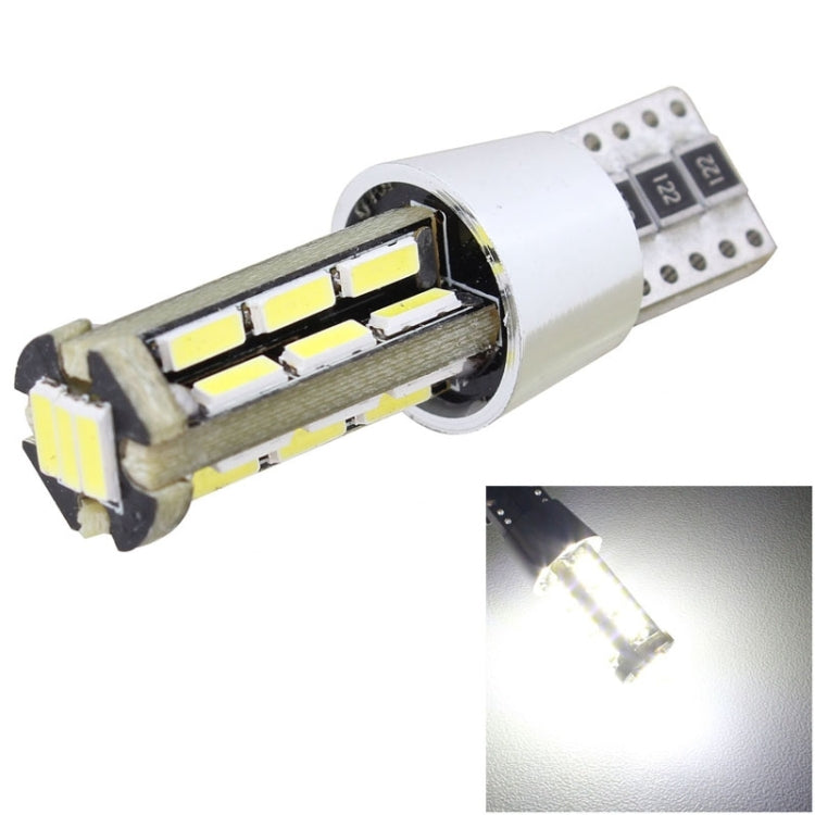 MZ T10 5.4W 810LM 6500K White Light 27 LED SMD 4014 Canbus Decode Car Clearance Lights Lamp, DC 12-24V