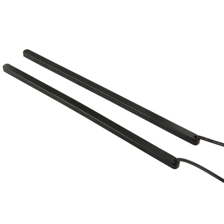 2 PCS DC 12V 195mAh COB DRL LED Bar Type ICE Blue Light Car Daytime Running Lights, Length: 20.5cm