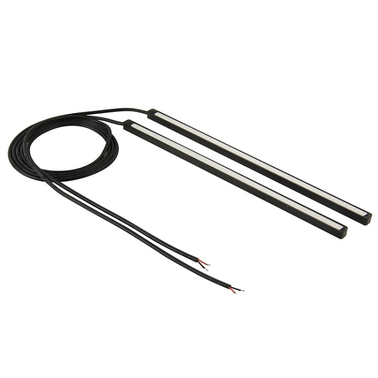2 PCS DC 12V 220mAh COB DRL LED Bar Type ICE Blue Light Car Daytime Running Lights, Length: 20.5cm